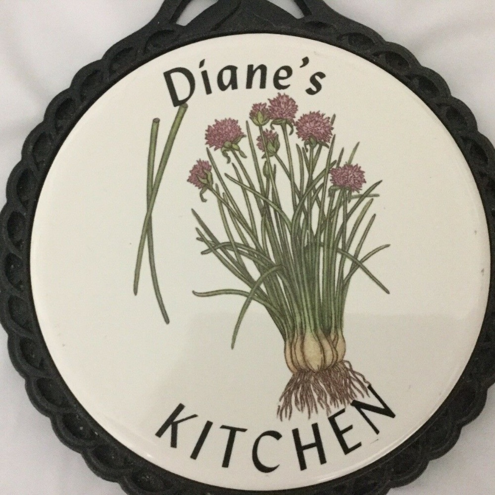 Cast Iron Kitchen Ware Trivet Dianes Kitchen Vtg